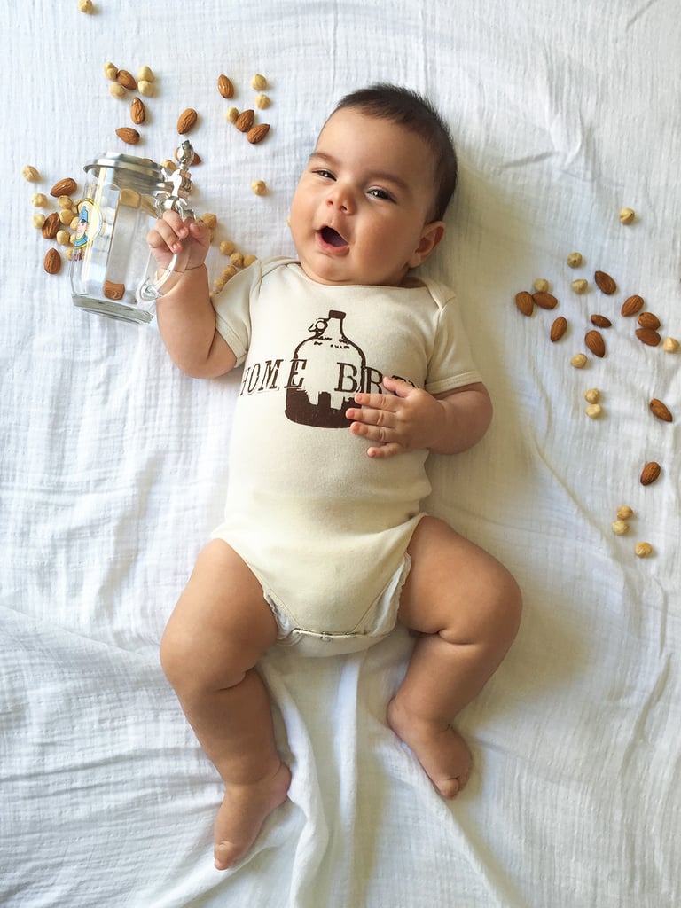 Mom's Weekly Photo Shoot of Punny Onesies