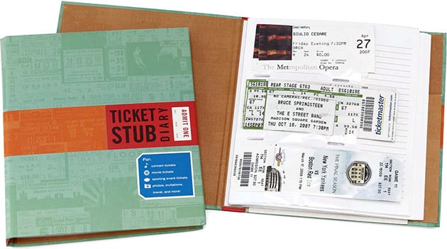 For the General Sports Fan: Ticket Stub Diary