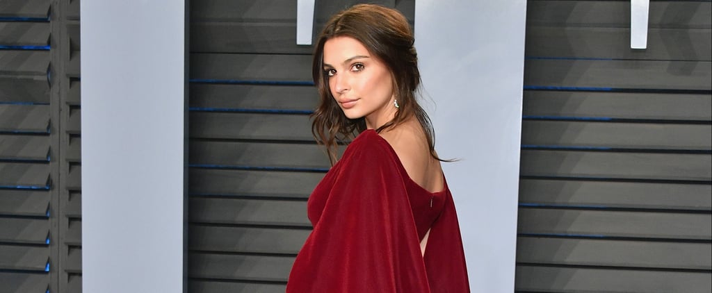 Emily Ratajkowski Red Dress at Oscars Afterparty 2018