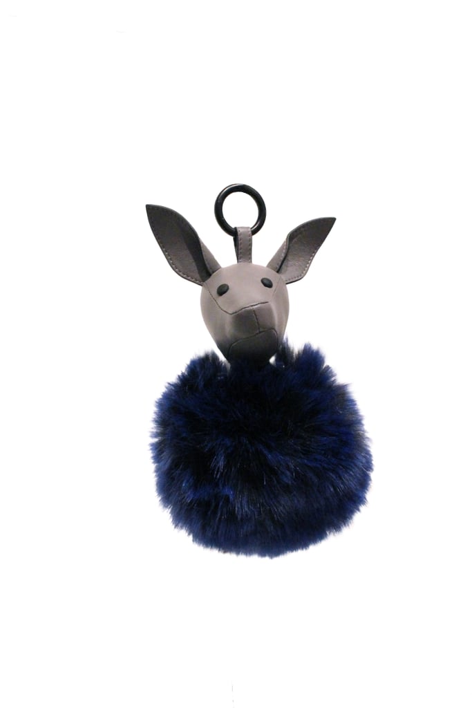 Bambi Leather & Faux Fur Keychain ($95)