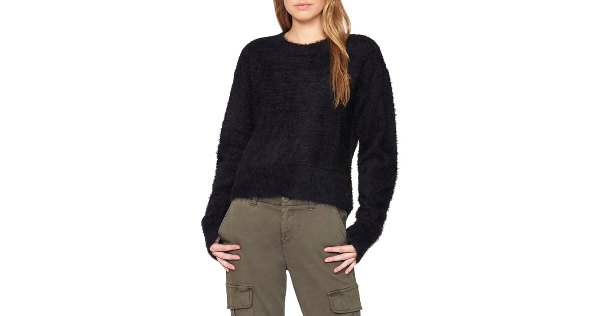 Sanctuary Fuzzy Crewneck Sweater 