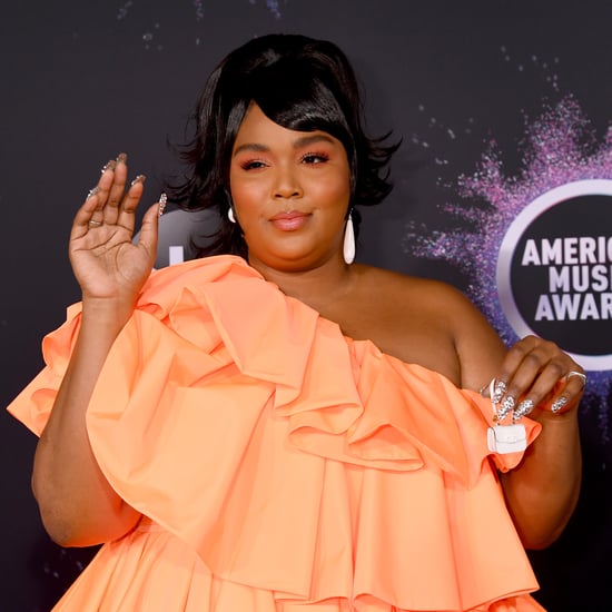 Lizzo's Crystal Nails at the 2019 American Music Awards
