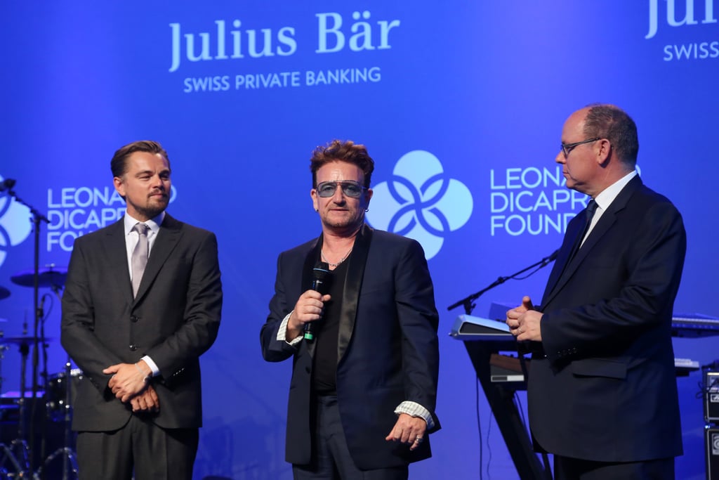 Leonardo DiCaprio and Bradley Cooper at Foundation Gala 2016