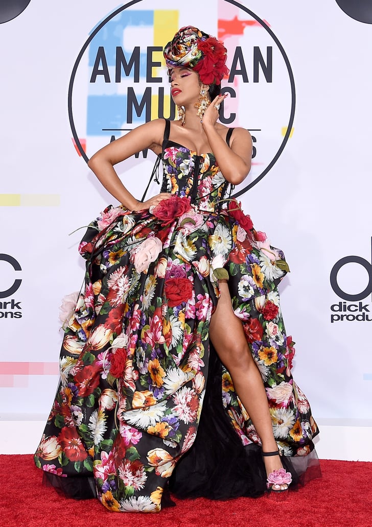 Cardi B's Dress at the American Music Awards 2018 POPSUGAR Fashion UK