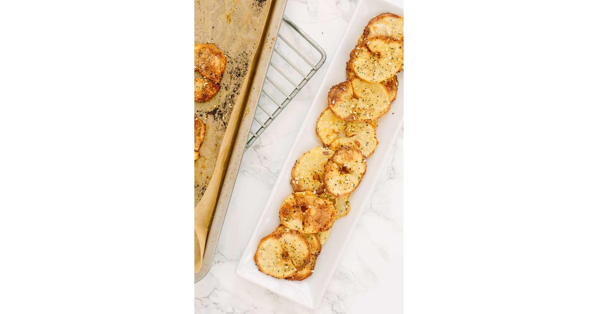 Everything Bagel Bun Spiralized Potato Chips Christmas Appetizer