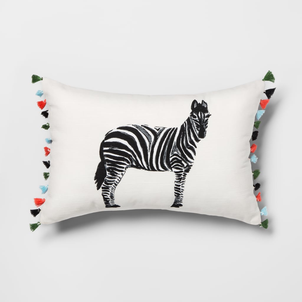 Get the Look: Zebra Lumbar Throw Pillow