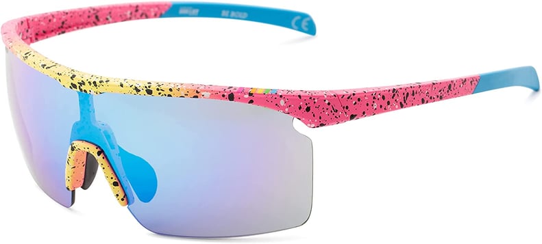Colorful Sunnies: Foster Grant Sun Luv Be Bold Shield Sunglasses
