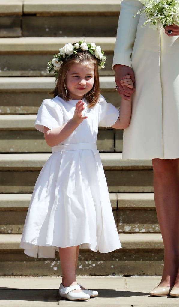 Pictures of Princess Charlotte Waving