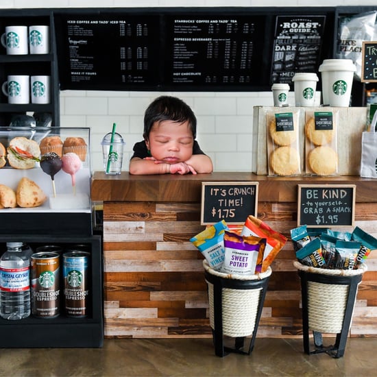 Detailed Starbucks Newborn Shoot