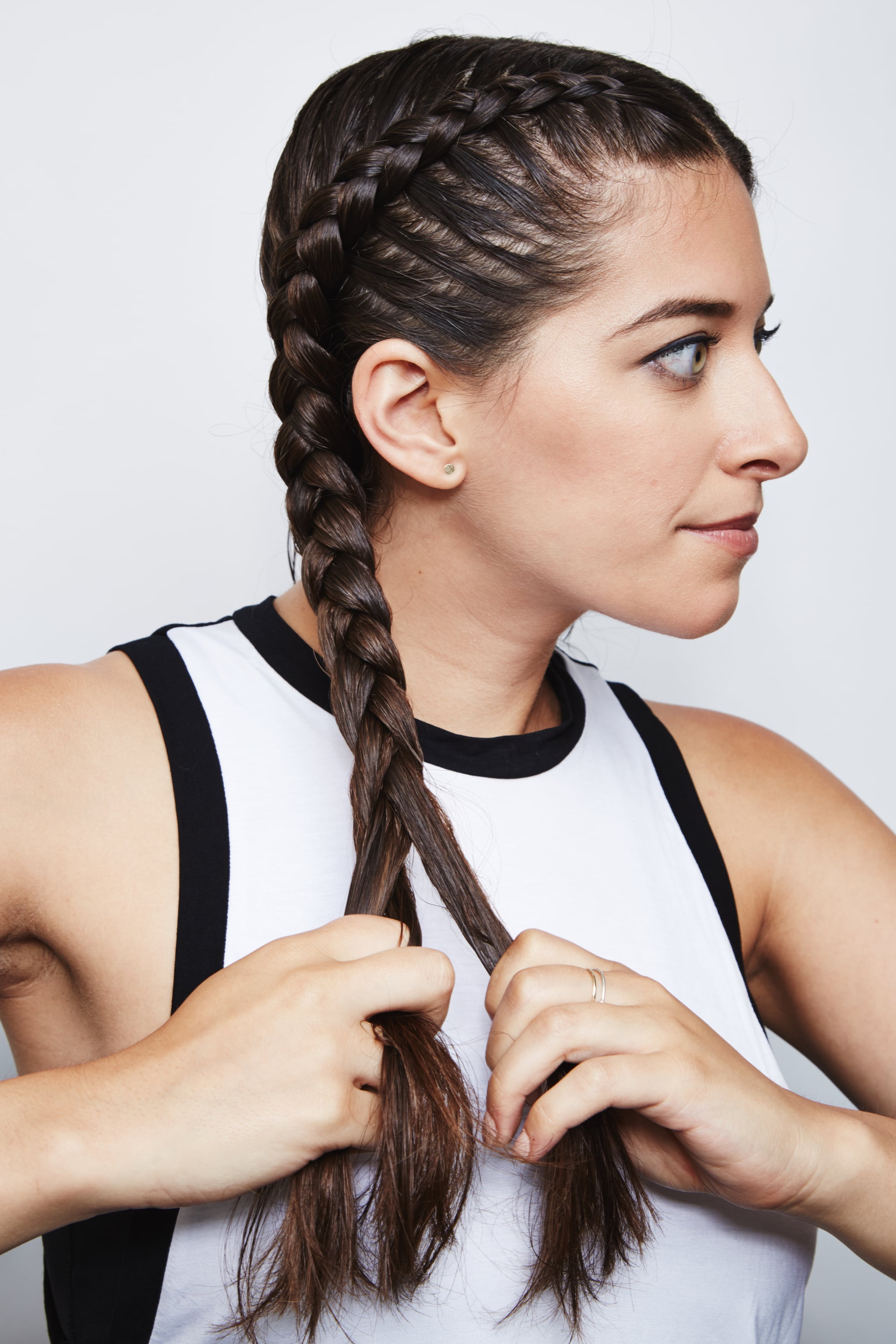 How to Do Double Dutch Braids Hairstyle on Yourself | POPSUGAR Beauty