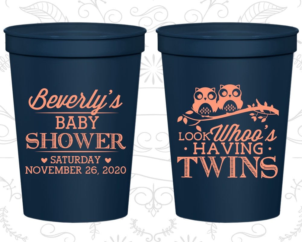 Twins Baby Shower Cups Double The Fun 14 Ideas For A Twin Baby Twins Baby Shower Cups Double The Fun 14 Ideas For A Twin Baby