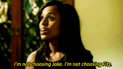 Olivia is done making decisions.