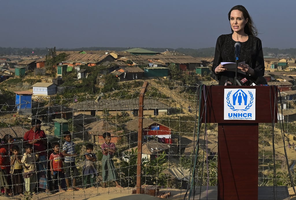 Angelina Jolie in Bangladesh Pictures February 2019