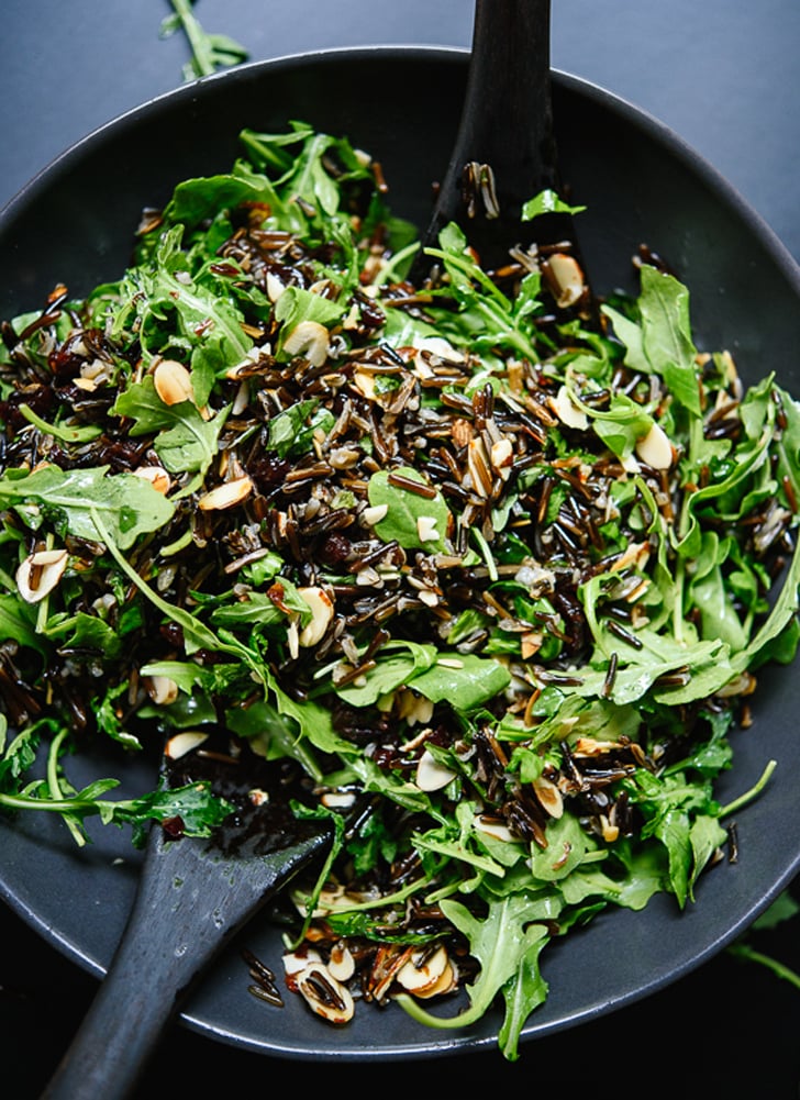 Arugula Dried Cherry And Wild Rice Salad With Lemony Dressing