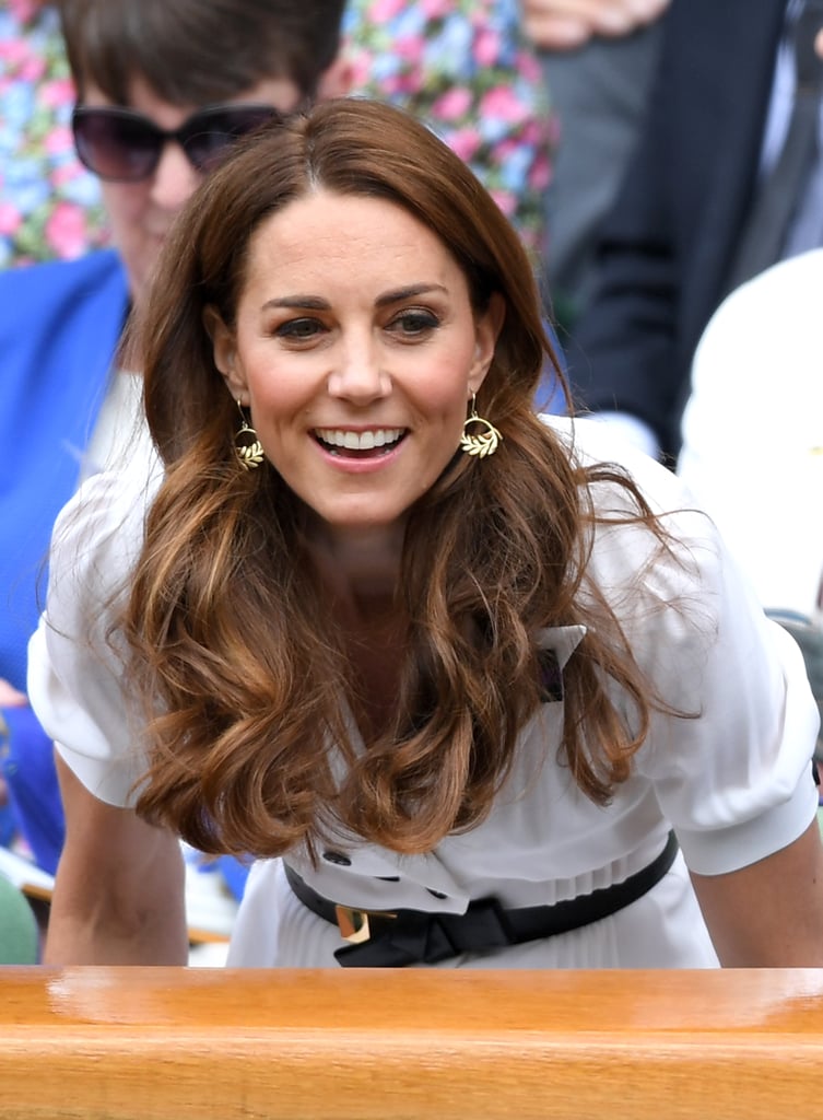 Kate Middleton White Dress at Wimbledon 2019