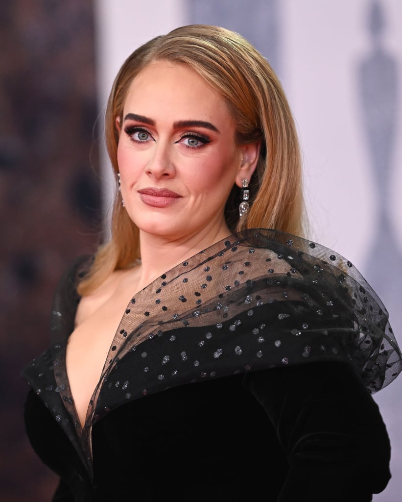 Adele Wears an Armani Dress at the 2022 BRIT Awards