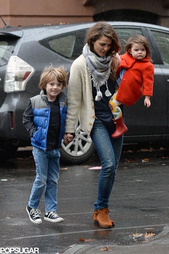 Keri Russell With Children in Brooklyn | POPSUGAR Celebrity