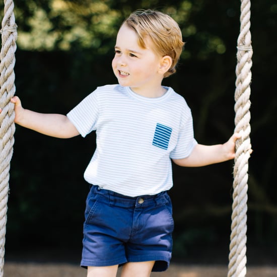 Prince George Whale Sweater and Striped Tee