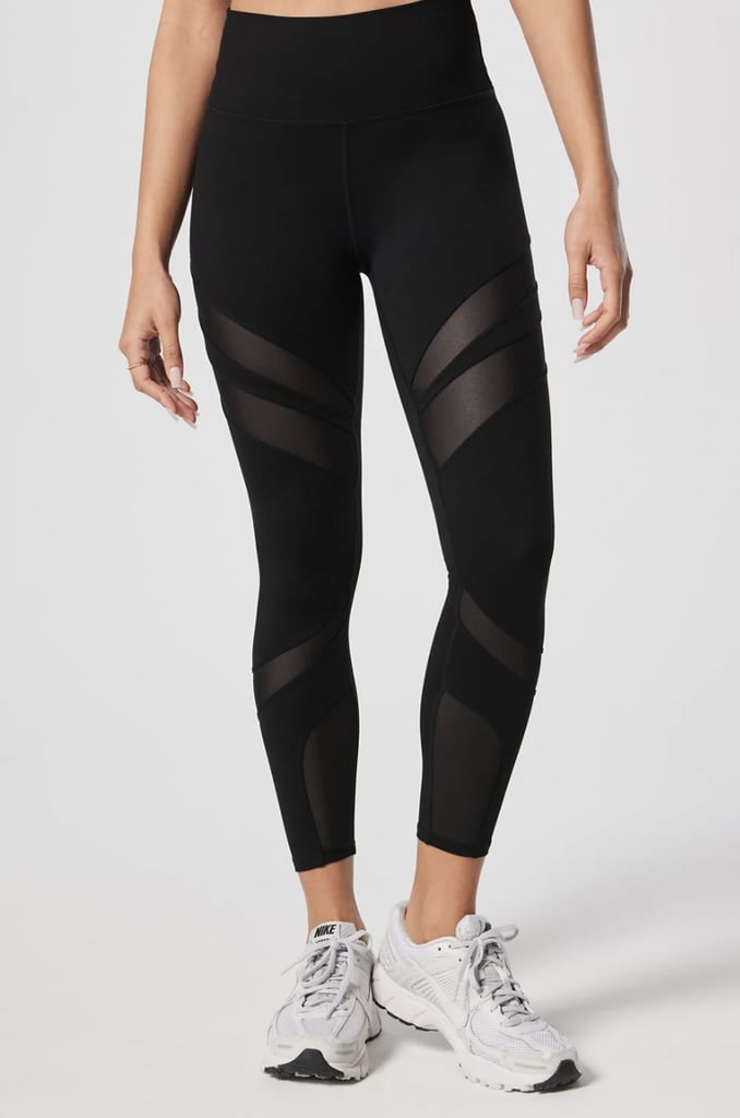 Powerhold High-Waisted Mesh Paneled 7/8 Leggings
