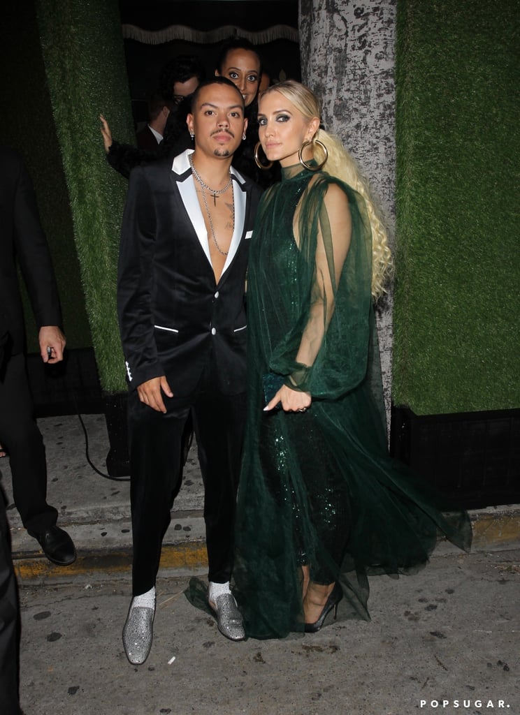 Evan Ross and Ashlee Simpson