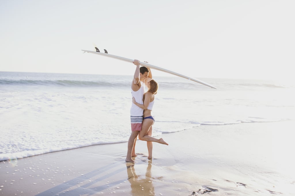 Casual Beach Engagement Shoot