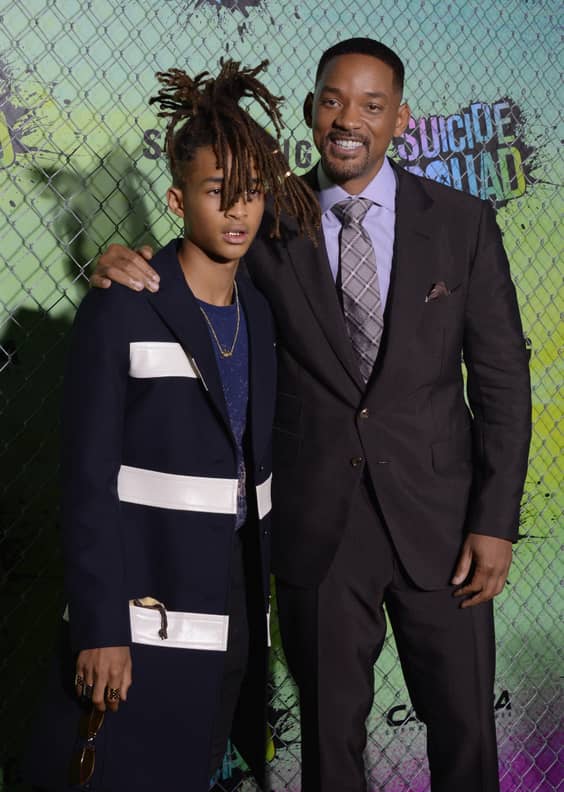 Will and Jaden Smith at Suicide Squad Premiere in NYC 2016 | POPSUGAR Celebrity