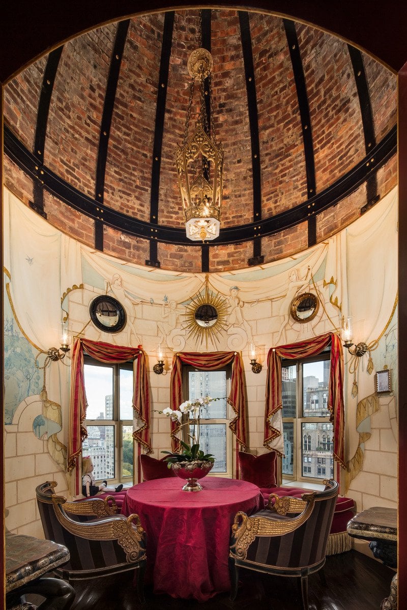 The Magical Turret Room Features Spectacular Views Of New York