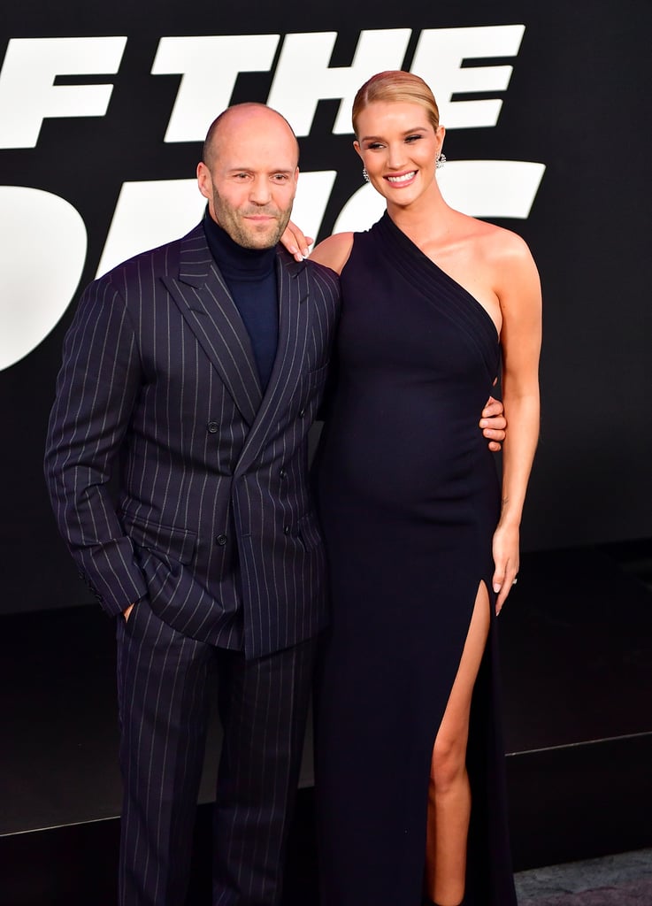 Rosie Huntington-Whiteley and Jason Statham Fast 8 Premiere