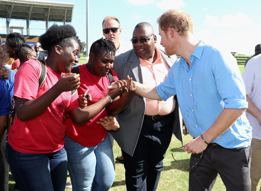 Prince Harry Dancing With Kids in the Caribbean 2016