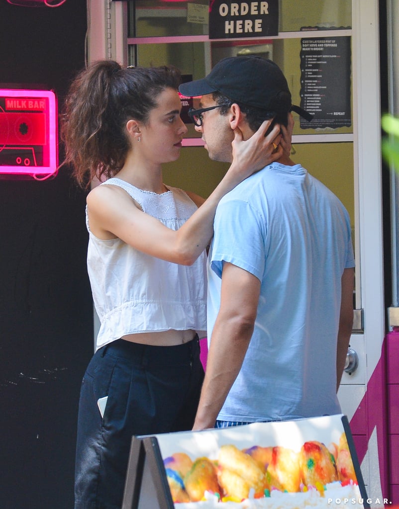 Jack Antonoff and Margaret Qualley Share a Kiss in NYC