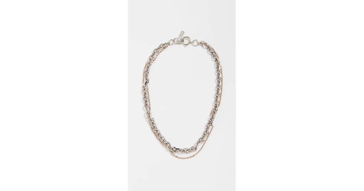 Justine Clenquet Dana Necklace | Chunky Chain-Link Necklace Trend 2019
