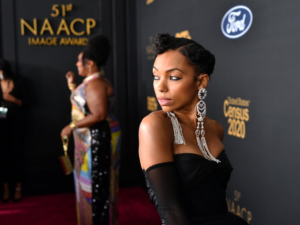 Logan Browning at the 2020 NAACP Image Awards