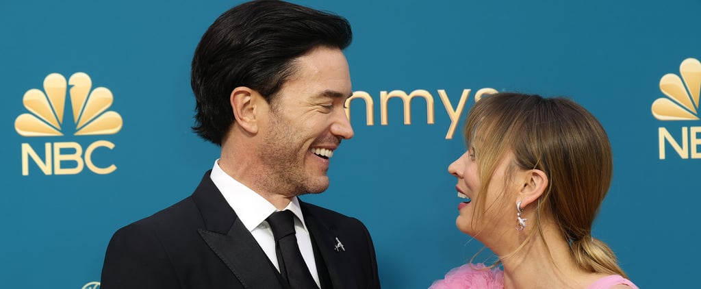 Kaley Cuoco and Tom Pelphrey at the 2022 Emmys