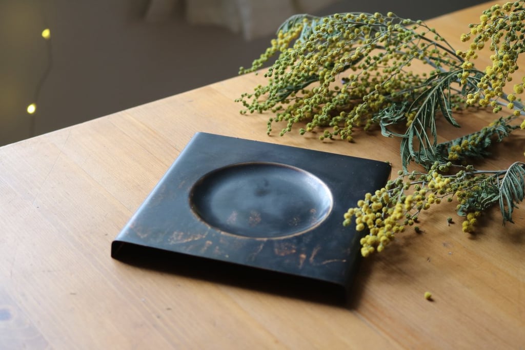 brass ashtray