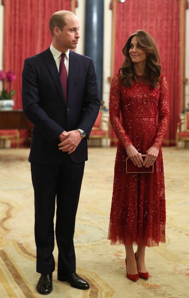 Kate Middleton Wears Red Needle & Thread | POPSUGAR Fashion