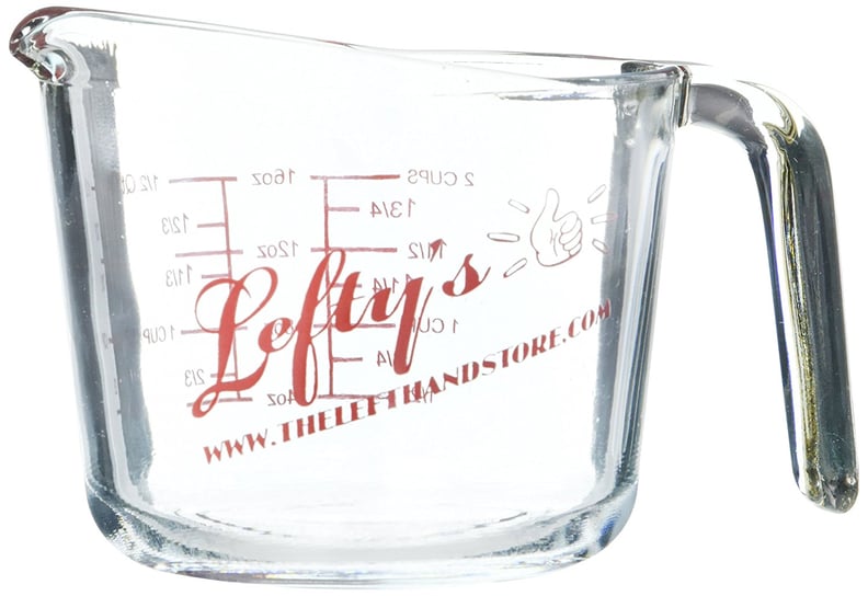 Left-Handed 2-Cup Glass Measuring Cup