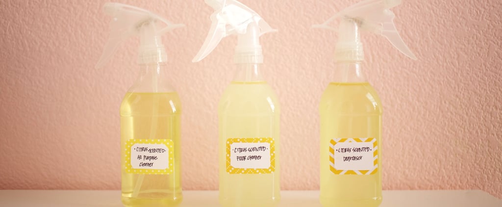 DIY Citrus-Scented Kitchen Cleaning Products