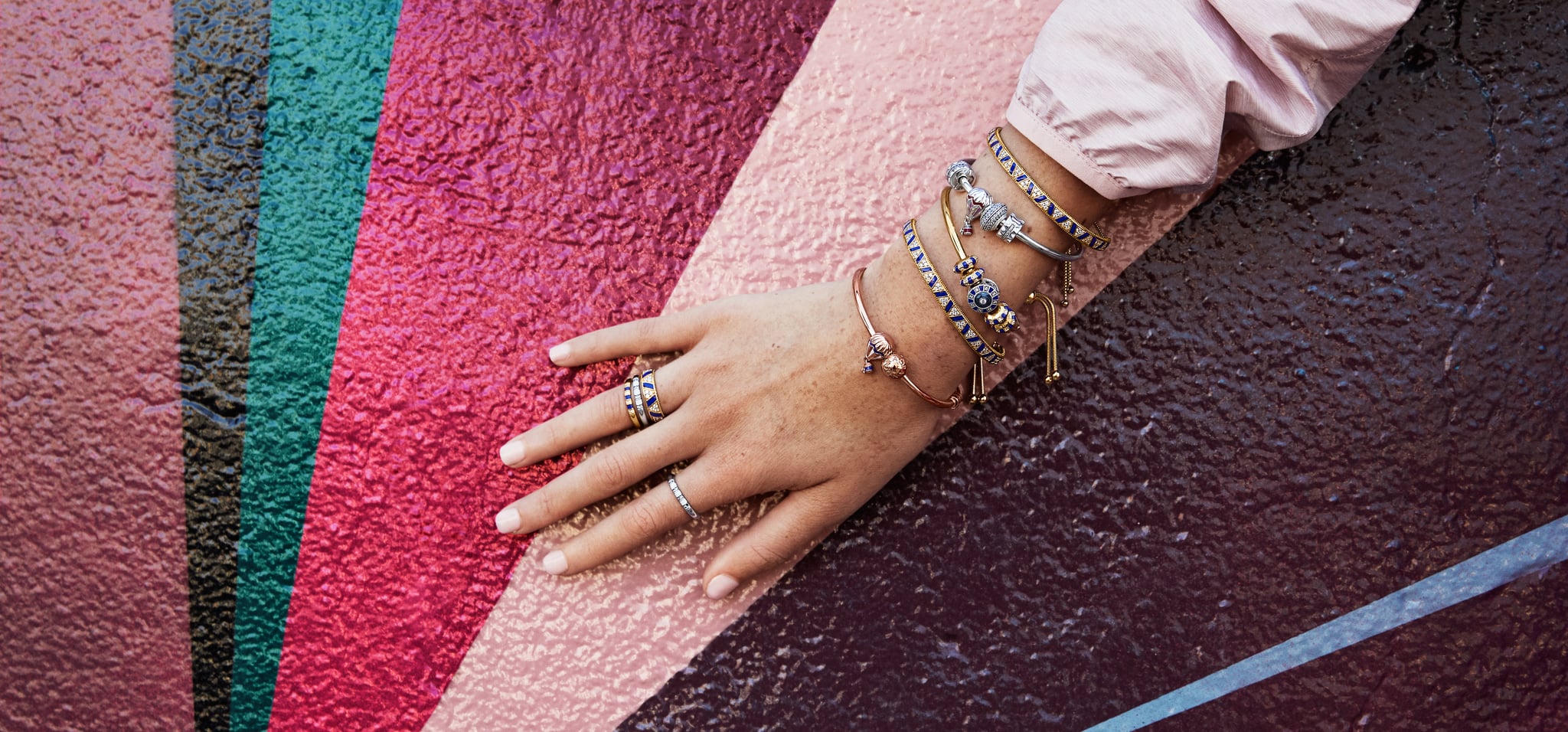 Pandora exotic stones and stripes bracelet online