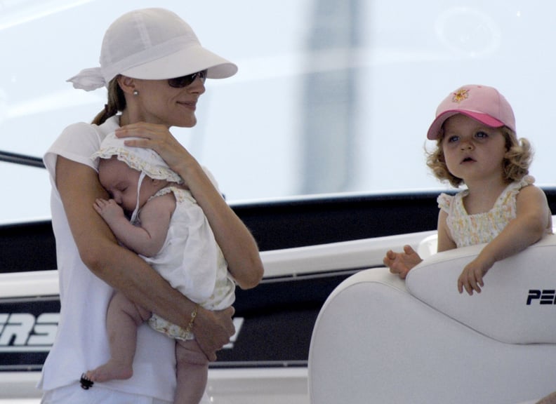 Princess Leonor and Infanta Sofía in 2007