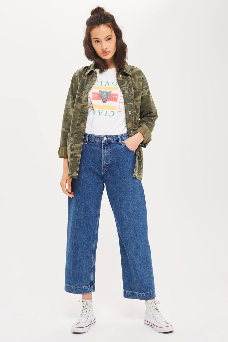 hollister cropped utility jacket