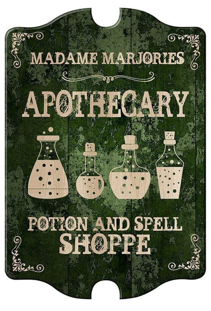 Custom Apothecary Sign