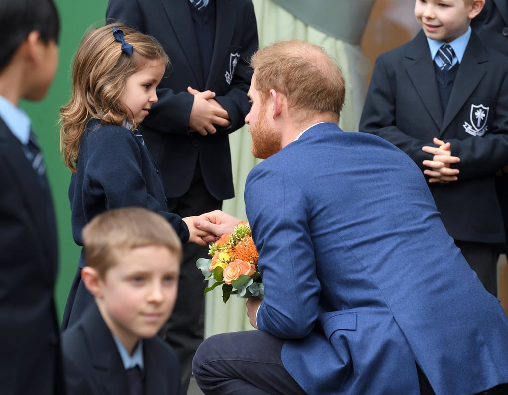 Prince Harry at St. Vincent's Catholic Primary School 2019