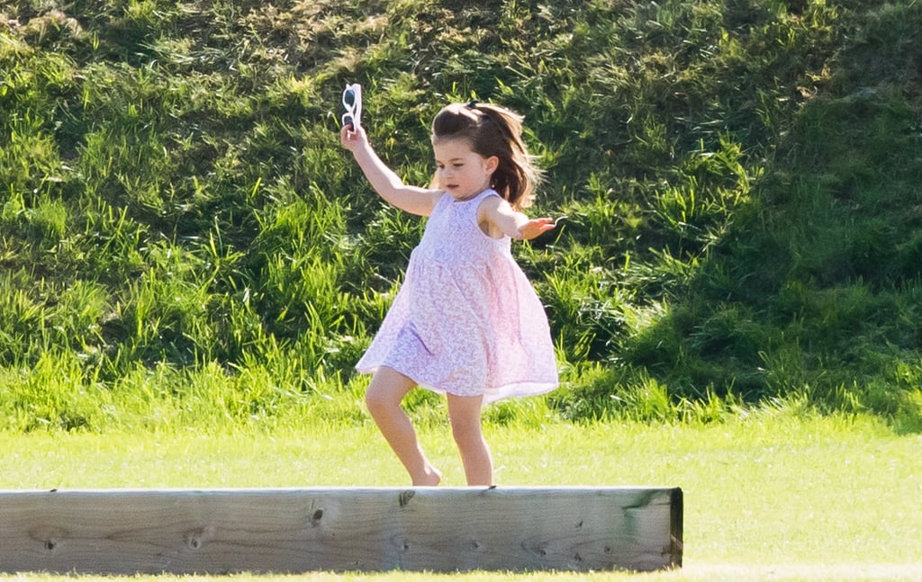 Princess Charlotte Having Fun at Polo Match June 2018