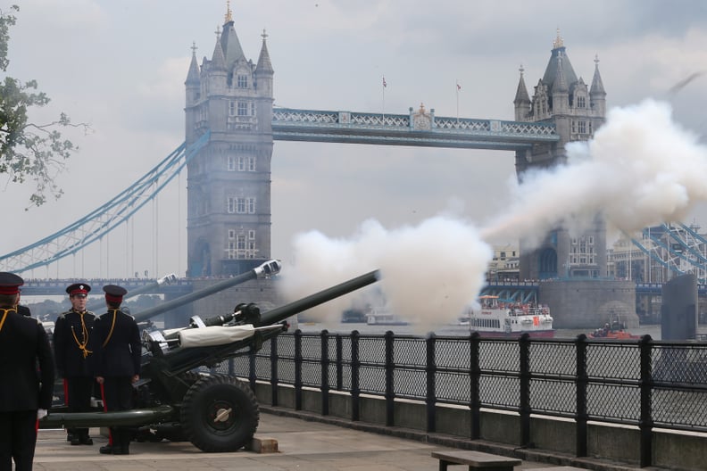 There's a Gun Salute After the Baby's Birth