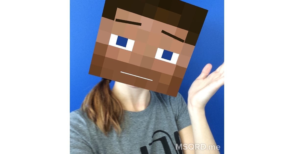 Minecraft Head Face Filter App POPSUGAR Tech Photo 18