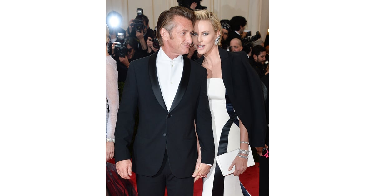 Sean Penn And Charlize Theron 2014 Best Pda Pictures From The Met Gala Popsugar Celebrity 6849