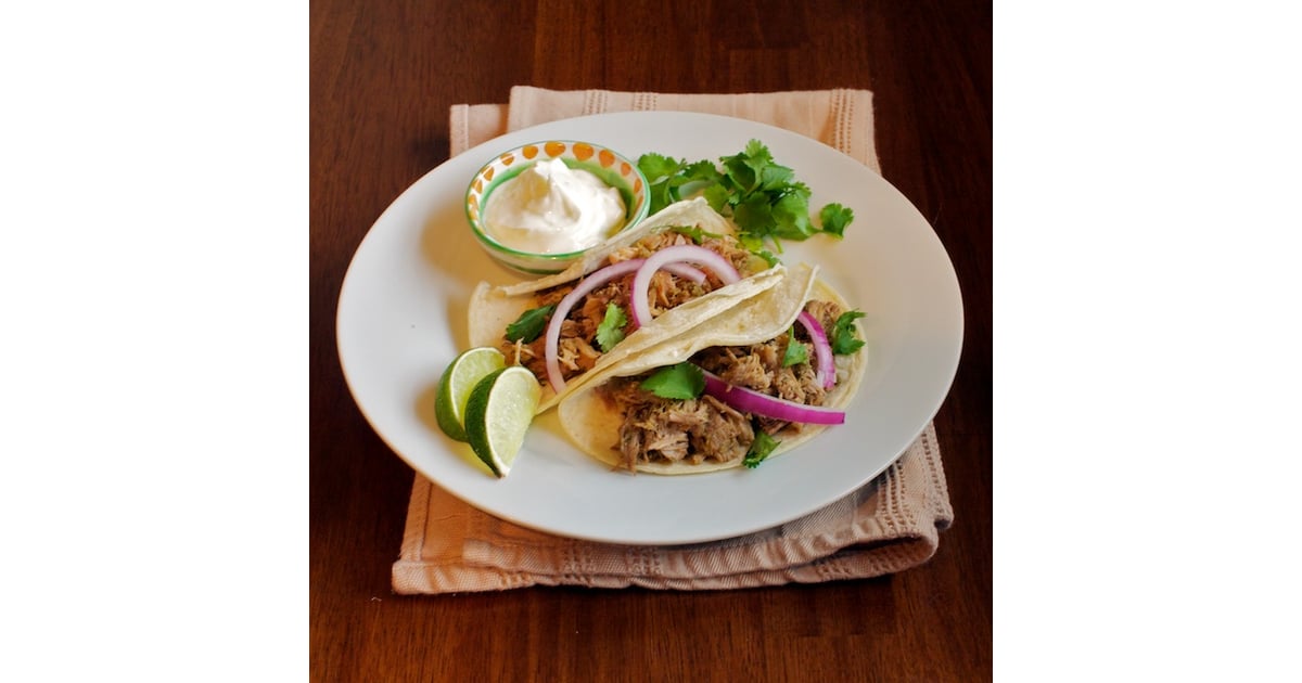 Easy Pork Tacos Winter CrockPot Recipes POPSUGAR Family Photo 9