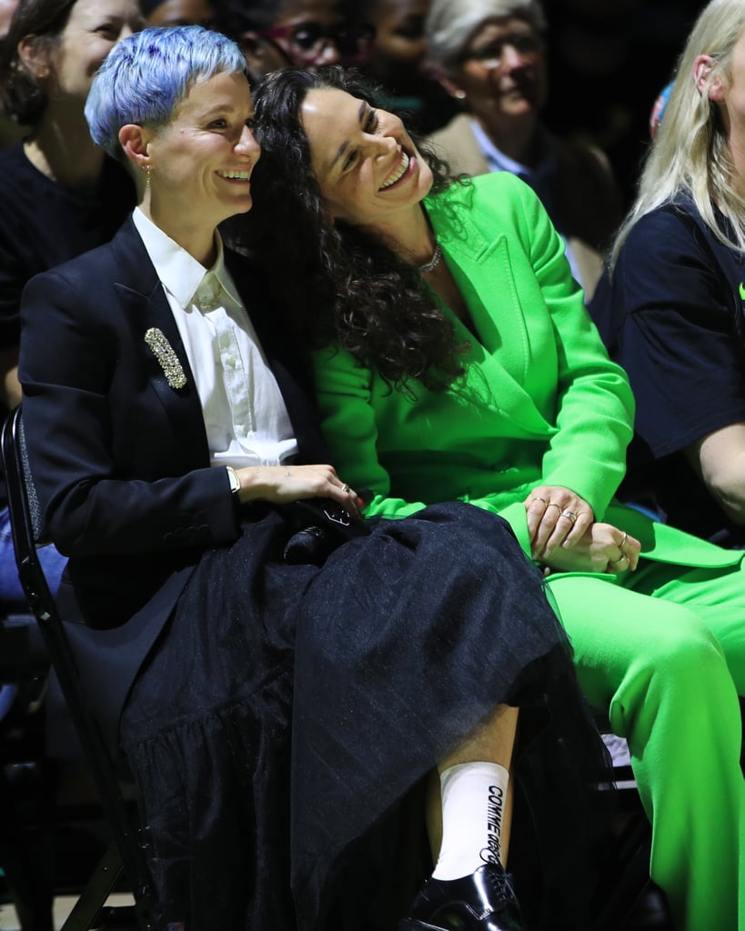 Megan Rapinoe Celebrates Sue Bird at Her Jersey Retirement