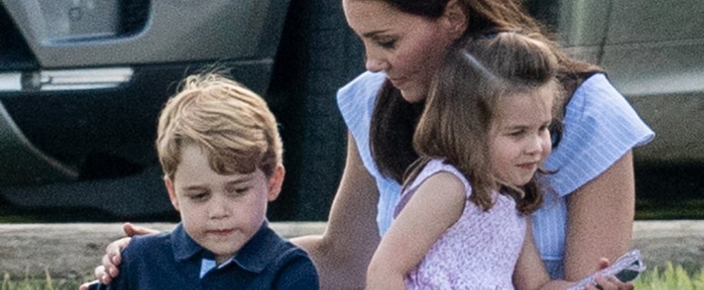Kate Middleton With George and Charlotte at Polo Match 2018