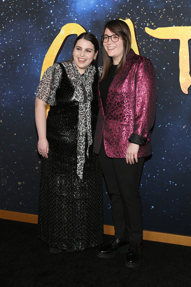 NEW YORK, NEW YORK - DECEMBER 16: Beanie Feldstein and Bonnie Chance Roberts attend the world premiere of 